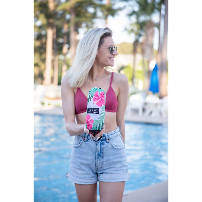 Microfiber Beach Towel - Island Blooms