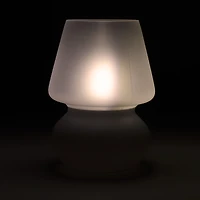 Lampe de table en verre
