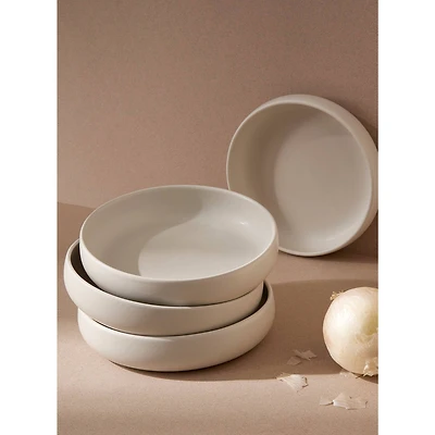Ensemble de 4 assiettes à pâtes Edan