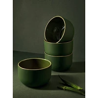 Ensemble de 4 bols Youlha - Vert