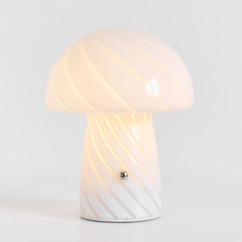 Mini lampe champignon sans fil Humber - Blanc