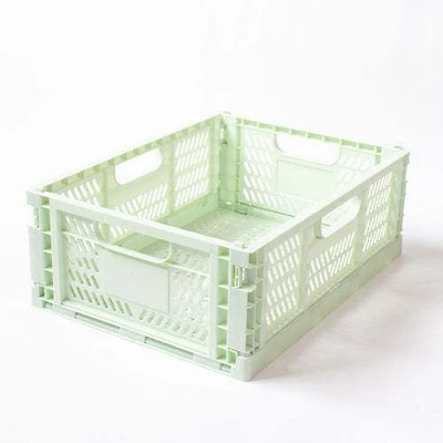 Set of 4 Large Folding Storage Crates