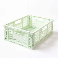 Set of 4 Large Folding Storage Crates
