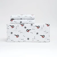 Winter Birds Ensemble de draps en flanelle