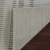 Paige Paillasson d’intérieur contemporain rayé - Crème