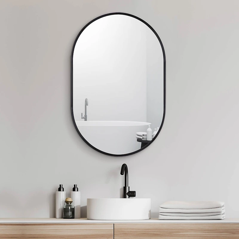 Capsule Black Medicine Cabinet by Haute Deco
