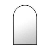 Madison Arch Black Medicine Cabinet 18"x30" by Haute Deco