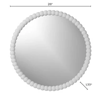 Denise Round Mirror by Haute Deco