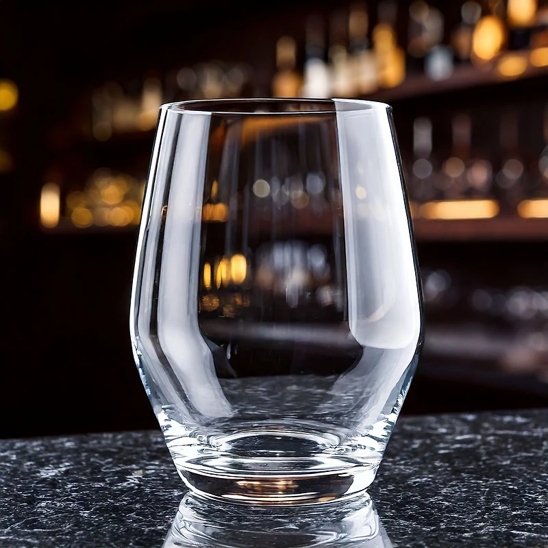 Santé Stemless Wine Glasses, Set of 12 - 16oz