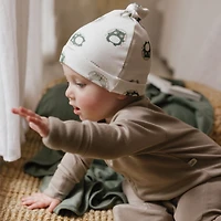 Bamboo Hats and Mitts, Set of 4 - Hedgehogs & Mice