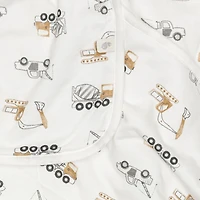 Construction Bamboo-Cotton Baby Blanket