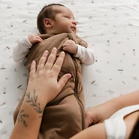 Ocean Bamboo-Cotton Baby Blanket