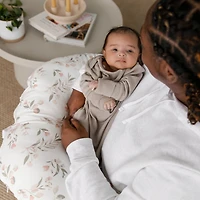 Coussin d'allaitement en bambou - Feuilles