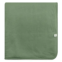 Bamboo-Cotton Baby Blanket - Hunter Green
