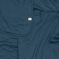 Bamboo-Cotton Baby Blanket - Denim