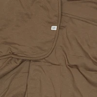 Bamboo-Cotton Baby Blanket - Moka