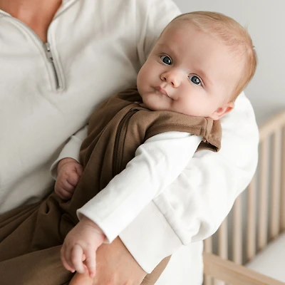 Bamboo Sleep Bag , Moka - 18 to 36m