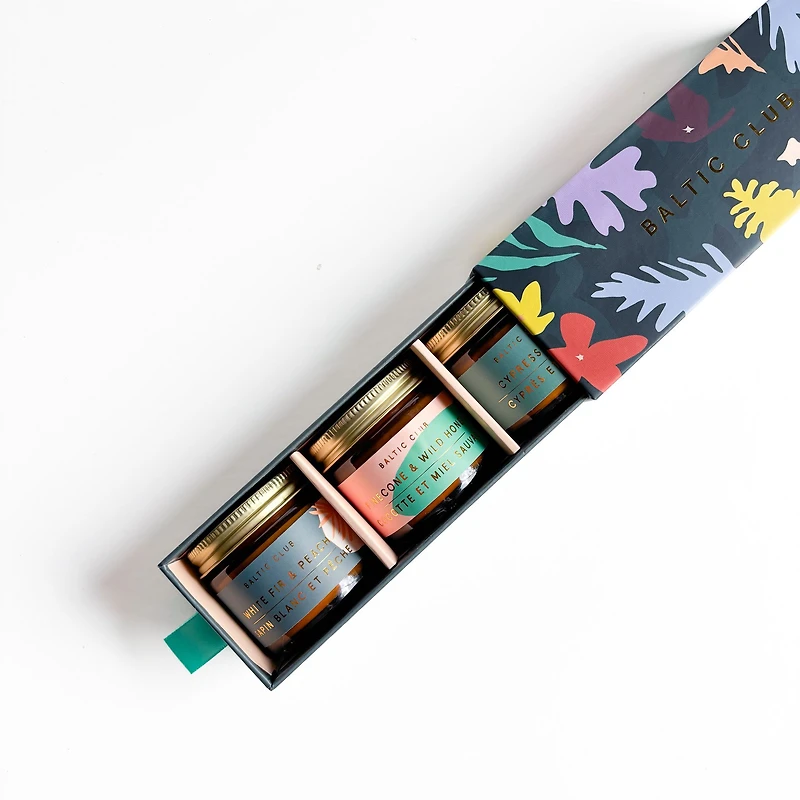 Trio Mini Candles Jasper