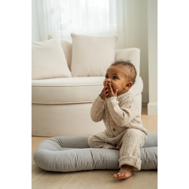 0-9 Months Lounger - Grey