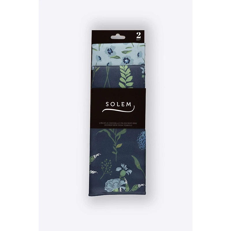 Microfiber Dish Towels - Floral Inspiration, Set of 2