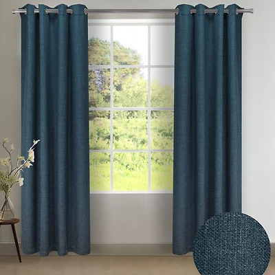 Lugano Jacquard Grommet Curtain