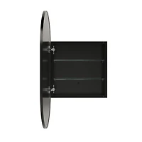 Armoire à pharmacie capsule encadrée par Haute Deco - Noir