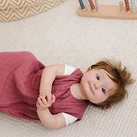 Muslin Sleep Bag - Raspberry