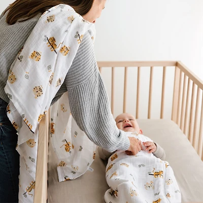 Muslin Sleep Bag - Jungle