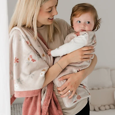 Plush Sleep Bag , Floral - 18 to 36m