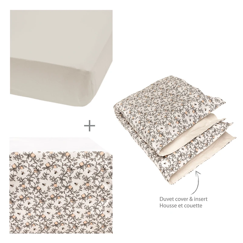 4-Piece Crib Bedding Set
