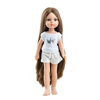 Paola Reina Poupée Las Amigas en pyjama en sac - Carol aux cheveux longs