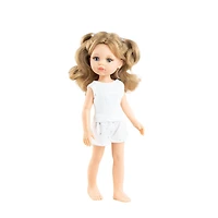 Paola Reina Las Amigas doll in pajamas - Carla with tied hair