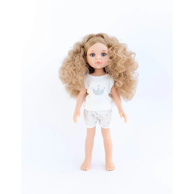Carla avec cheveux bouclés- Paola Reina Poupée Las Amigas en pyjama en boîte