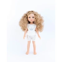 Carla avec cheveux bouclés- Paola Reina Poupée Las Amigas en pyjama en boîte