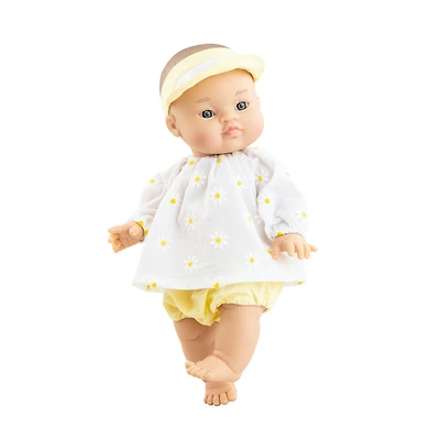 Paola Reina Bébé Gordis - Johana avec blouse marguerites et casquette