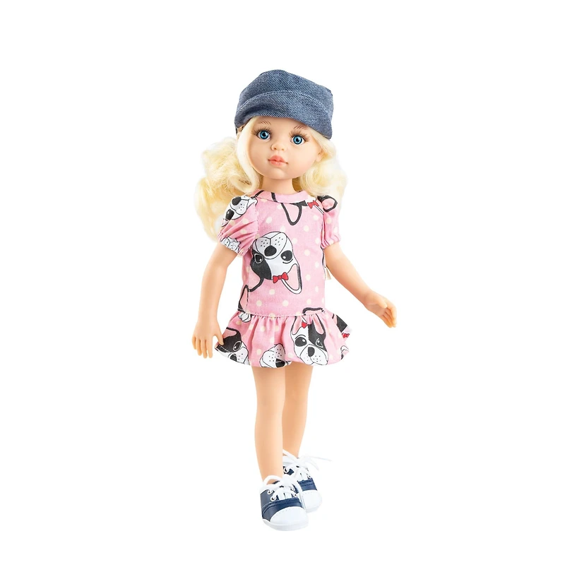 Paola Reina Las Amigas doll - Claudia with Dog Dress