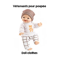 Paola Reina Doll Clothes for Gordis, Los Manus and Alex & Sonia dolls - Teddy bear set