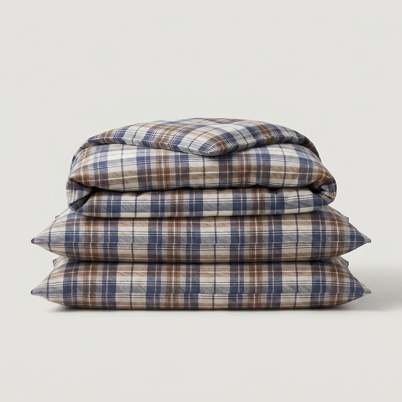 Ranch Flannel Duvet Cover Set