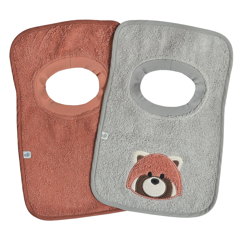 Hooded Towel and Small Bib - Red panda