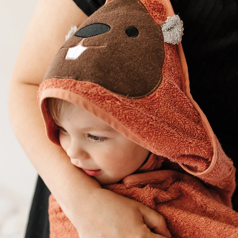 Hooded Towel - Beaver
