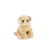 Snuggle Bunnies Stuffed Animal - Milo the retriever dog