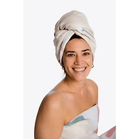 Microfiber Breezy Marguerite Hair Towel Wrap