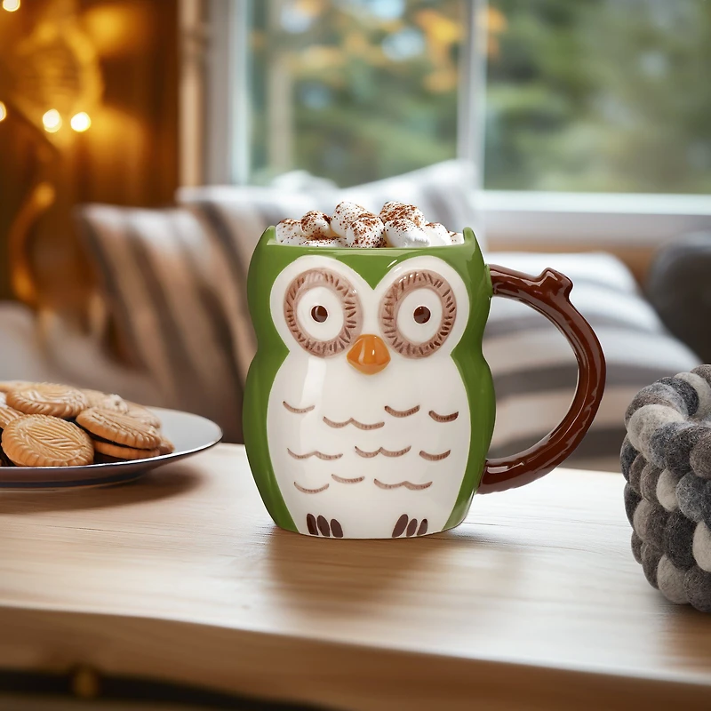 Woodland Owl Mug - 500 ml
