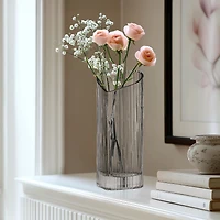 Vase en forme Cœur 8,5 po - Fumée