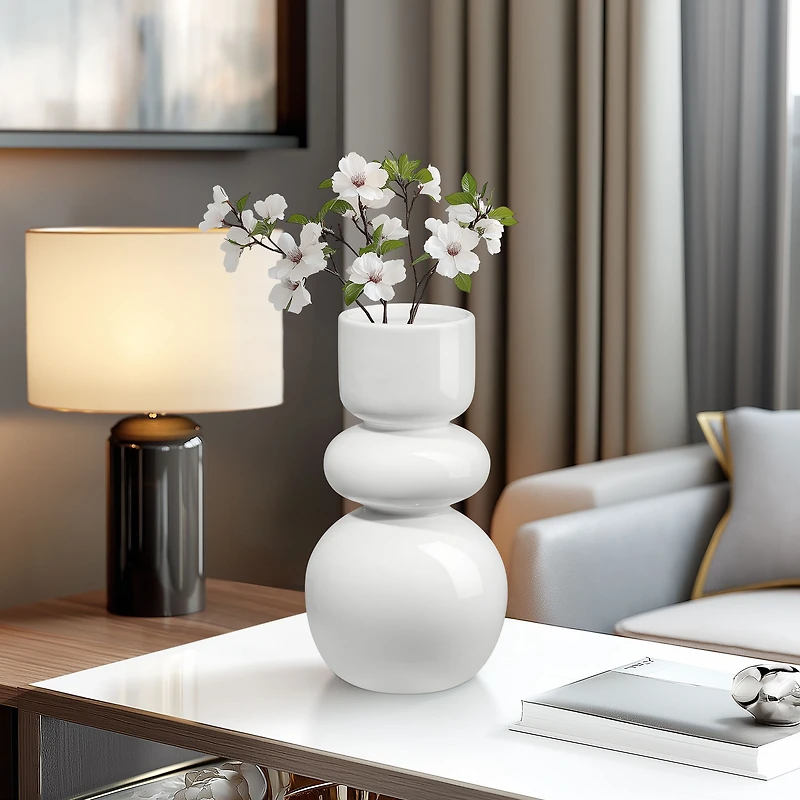 Vase en céramique bulbe