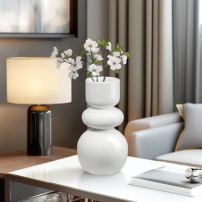 Vase en céramique bulbe