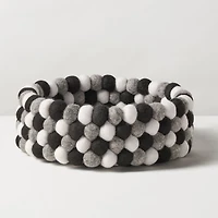 Torre & Tagus Wool Bowl -  Grey, 9"