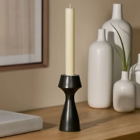 Moda Candle Holder Black - 5.75" 