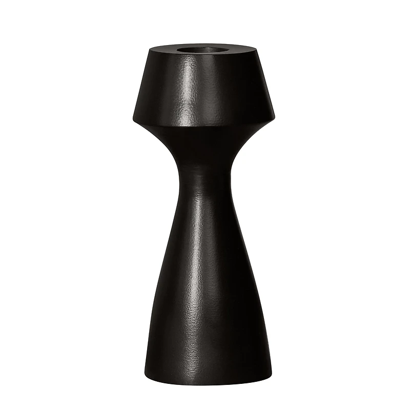 Moda Candle Holder Black - 5.75" 