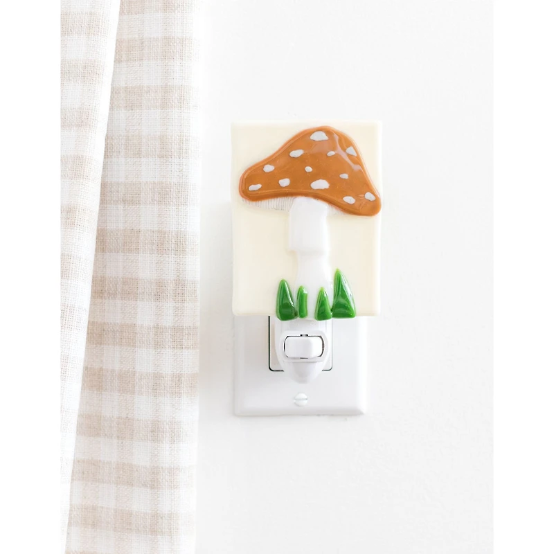 Veille sur toi Nightlight - Terracotta Mushroom